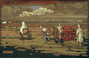 Camino rural de Wassily Kandinsky